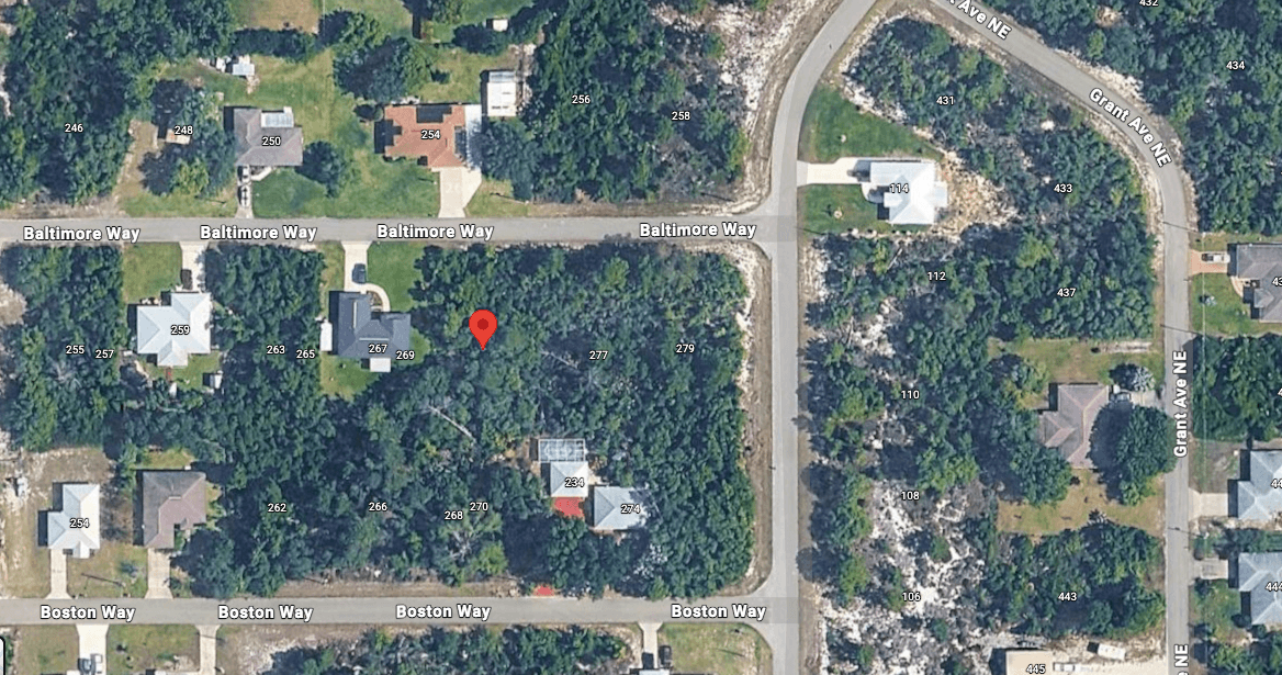 Placid Lakes Premier: 0.23 Paved-Frontage Acres in the Town of Murals